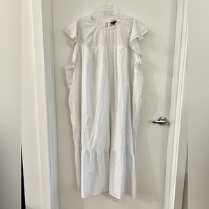 White maxi dress, 4X
